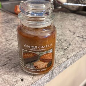 Yankee Candle Banana Nut Bread Candle - Never Used - Brand New